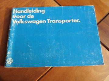 Instructieboek Volkswagen Transporter T3 1979, 1e uitgave beschikbaar voor biedingen