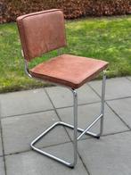 Barkruk cognac - Zuiver, Huis en Inrichting, Barkrukken, Ophalen, Gebruikt, Met voetsteun, 60 tot 90 cm