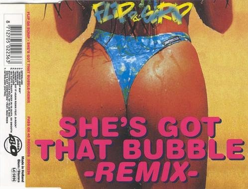 Flip Da Scrip – She's Got That Bubble (Remix) CD Maxi 1995, Cd's en Dvd's, Cd Singles, Zo goed als nieuw, Hiphop en Rap, 1 single