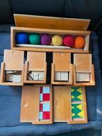 Vintagecollectie Fröbel Speelgave mozaïek- en blokkenkistjes, Kinderen en Baby's, Speelgoed | Educatief en Creatief, Ophalen of Verzenden
