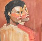 Schilderij titel “ twee is een” van Sdoldesign, Ophalen of Verzenden