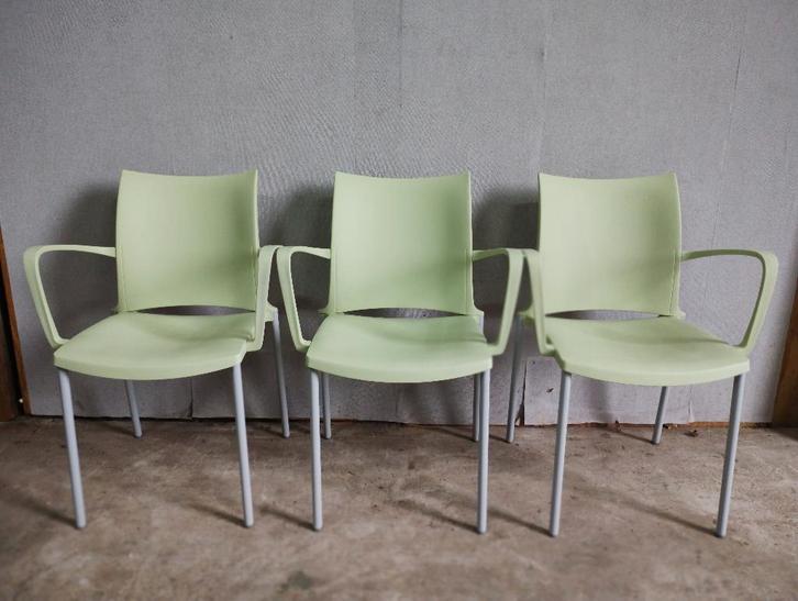 3x Kusch + Co 2200 Hola Design Stoel stapelstoel kuipstoel, Huis en Inrichting, Stoelen, Gebruikt, Drie, Overige kleuren, Ophalen of Verzenden