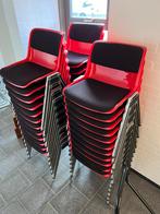 Partij van 30x vintage ‘Modus’ stoel, Osvaldo Borsani ‘80, Vintage retro buisframe design rotan webbing papercord deens, Ophalen of Verzenden