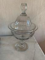 Antieke Bonbonnière - Glazen Schaal, Ophalen, Gebruikt, Schaal, Rond