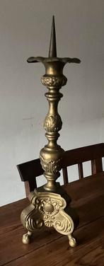 Antieke barok kandelaar, Antiek en Kunst, Antiek | Kandelaars, Ophalen of Verzenden, Koper of Brons