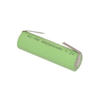 Flat-top AA oplaadbare batterij 2500 mAh 1.2V met tag beschikbaar voor biedingen
