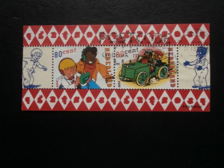 NL 2000; blok SJORS EN SJIMMIE LEES, Postzegels en Munten, Postzegels | Nederland, Gestempeld, Na 1940, Verzenden