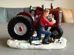 Kerst beeldje man met tractor !, Diversen, Kerst, Ophalen of Verzenden, Gebruikt