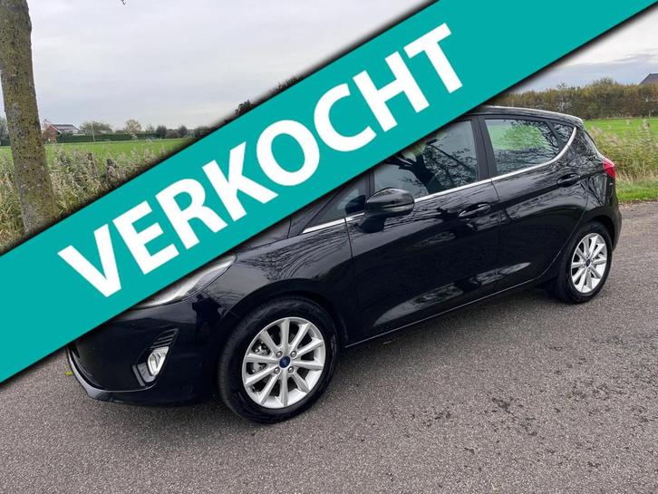 Ford Fiesta 1.0 EcoBoost Titanium, 1e eig automaat, Auto's, Ford, Bedrijf, Te koop, Fiësta, ABS, Airbags, Airconditioning, Bluetooth