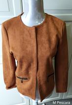 Nieuw: Camel Blazer Suedine Pescara Maat M, Kleding | Dames, Jasjes, Kostuums en Pakken, Maat 38/40 (M), Bruin, Pescara, Nieuw