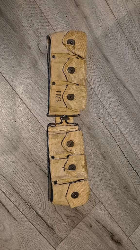 US m1917 belt, Verzamelen, Militaria | Tweede Wereldoorlog, Embleem of Badge, Nederland, Ophalen of Verzenden