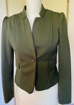 Kort legergroene colbertje. Maat: 36, Ophalen of Verzenden, Zo goed als nieuw, Jasje, Maat 36 (S)