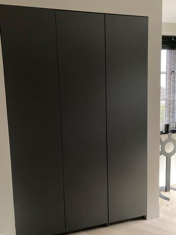 3 x IKEA FORSAND Deur, donkergrijs, 50x229 cm beschikbaar voor biedingen