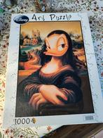 Disney Art Puzzel - Donald Duck Mona Lisa - 1000 stukjes, Hobby en Vrije tijd, Denksport en Puzzels, Ophalen, 500 t/m 1500 stukjes