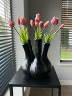 Real touch siliconen kunsttulpen 47cm donker roze NIEUW, Huis en Inrichting, Woonaccessoires | Kunstplanten en Kunstbloemen, Ophalen