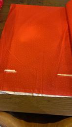 Katoen rood met witte stippen, Hobby en Vrije tijd, Stoffen en Lappen, Verzenden, 120 cm of meer, Katoen, Rood
