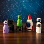 Houten pegdolls Thema In de ruimte, Ophalen of Verzenden, Nieuw, Overige typen