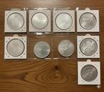 50 gulden munten (veel), Postzegels en Munten, Munten | Nederland, Ophalen of Verzenden, Koningin Beatrix, 50 gulden, Zilver