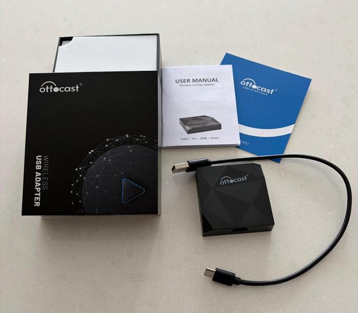 Ottocast Wireless USB CarPlay adapter, Auto diversen, Auto-accessoires, Gebruikt, Verzenden