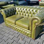 Springvale Chesterfield bank groen + GRATIS BEZORGING, Huis en Inrichting, Banken | Bankstellen, Gebruikt, 150 tot 200 cm, Chesterfield