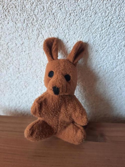 Mini Kangeroe Knuffeltje 11 cm., Kinderen en Baby's, Speelgoed | Knuffels en Pluche, Gebruikt, Overige typen, Ophalen of Verzenden