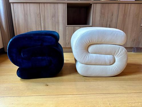 4x Design kruk/stoel/poef, Huis en Inrichting, Fauteuils, Nieuw, Stof, 50 tot 75 cm, Minder dan 75 cm, Ophalen