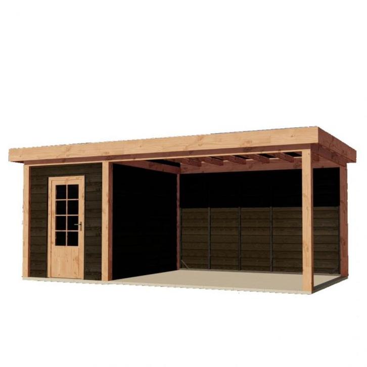 Douglas overkapping opslag + zithoek 3000x6000mm voor €4000!, Tuin en Terras, Overkappingen, Nieuw, Veranda, Ophalen