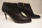 LK Bennett stiletto pumps enkellaarsjes hak zwart leer mt 40, Pumps, LK Bennett, Zwart, Ophalen of Verzenden