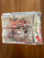 Diamond Painting pompoen poes kat 30x30 rond nieuw, Ophalen of Verzenden, Nieuw, Knutselwerk