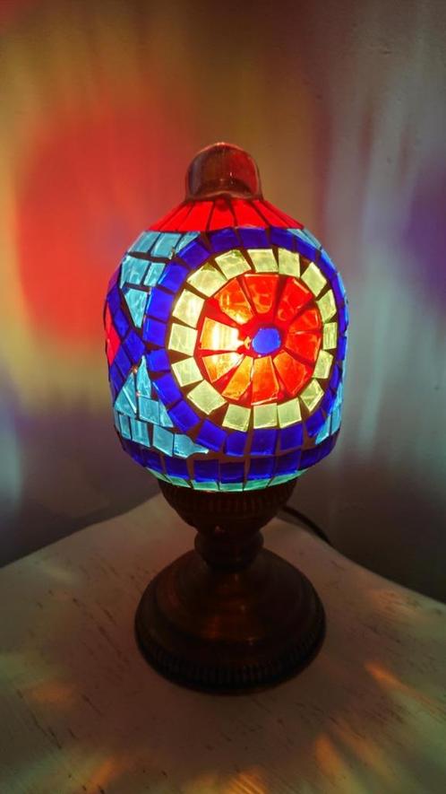 Diverse Oosterse tafellamp lamp Arabische Turkse glasmozaiek, Huis en Inrichting, Lampen | Tafellampen, Nieuw, Minder dan 50 cm