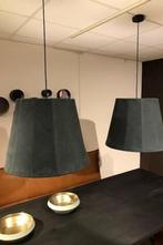 2 x grote luxe ronde hanglamp Lola Jess Design echt leer !!, Ophalen of Verzenden, Zo goed als nieuw, Overige materialen