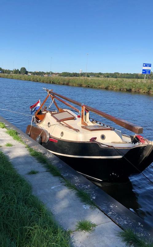 Westerdijk Zeeschouw ‘74 Platbodem Zeilboot Kajuitsloep Boot, Watersport en Boten, Sloepen, Gebruikt, 10 tot 30 pk, 6 meter of meer