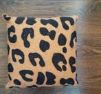 Kussen panterprint A la collection, Ophalen of Verzenden, Gebruikt, Overige kleuren, Vierkant