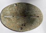 Duitse dogtag WL Luftwaffe FJ Erkennungsmarke WO2 origineel, Verzenden, Landmacht, Duitsland