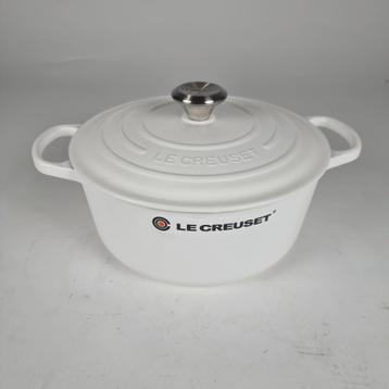 Le Creuset Braadpan 26cm katoen mat/Nieuw-nooit gebruikt beschikbaar voor biedingen