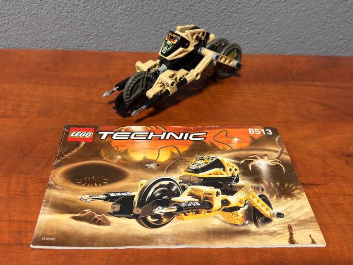 Lego 8513 - Technic - Robo Riders - Dust, Kinderen en Baby's, Speelgoed | Duplo en Lego, Gebruikt, Lego, Complete set, Ophalen of Verzenden