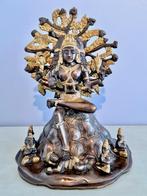 SHIVA BRONS OP BERG 30 CM!, Verzamelen, Religie, Ophalen of Verzenden, Nieuw, Beeld(je), Hindoeïsme