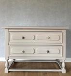 Lage ladekast met porseleinen bloemen knopjes, Huis en Inrichting, Ophalen, Zo goed als nieuw, 25 tot 50 cm, Minder dan 100 cm