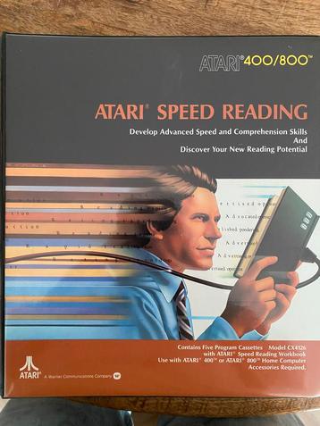 Atari Speed Reading Cursus CX4126 - Compleet! beschikbaar voor biedingen