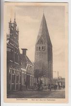 102 Schildwolde Kinderen Mensen Kom van 't dorp bij 't Postk, Verzamelen, Verzenden, Voor 1920, Gelopen, Groningen