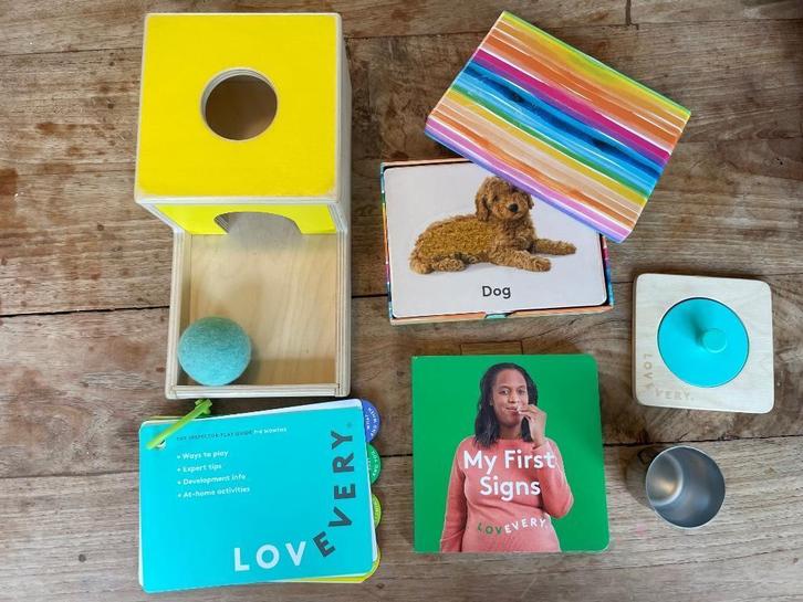 Lovevery 7&8 maanden, Kinderen en Baby's, Speelgoed | Babyspeelgoed, Gebruikt, Overige typen, Ophalen of Verzenden