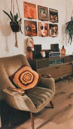 Retro Vintage fateauil, Huis en Inrichting, Fauteuils, Ophalen of Verzenden, Gebruikt, 75 tot 100 cm, 50 tot 75 cm