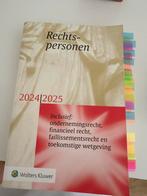 Wettenbundel Rechtspersonen 2024/2025, Boeken, Studieboeken en Cursussen, Ophalen of Verzenden, Gamma, Zo goed als nieuw, HBO