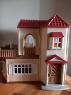 Sylvanian families stapelbaar/inklapbaar landhuis/lampen, Ophalen of Verzenden, Gebruikt