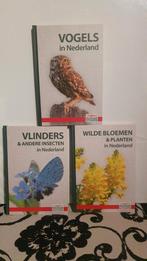 Natuurboeken Nederland - Vogels, Vlinders, Bloemen, setprijs, Ophalen of Verzenden