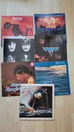 LP's Kiss, Santana, Van Halen, Mother's finest, Ophalen of Verzenden, Gebruikt