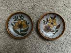 2 Gouda Plateel bordjes 8 centimeter, Antiek en Kunst, Ophalen of Verzenden