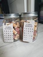 Stempels letters en getallen, Hobby en Vrije tijd, Stempelen, Ophalen of Verzenden, Nieuw, Houten stempel
