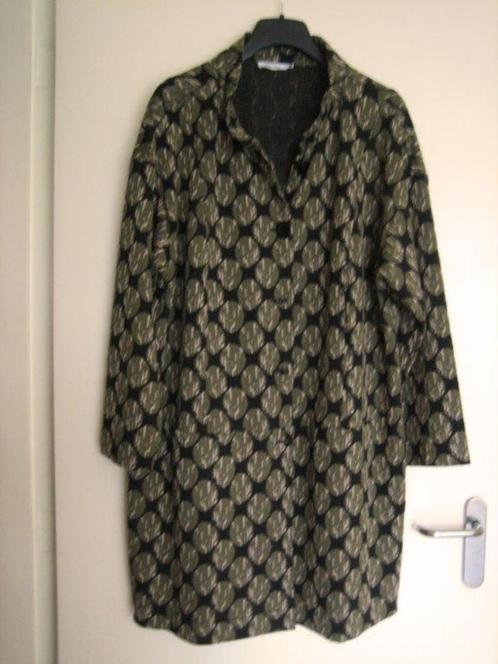 Zeer aparte vest-jas met retroprint PAPRIKA, XXL snazzeys, Kleding | Dames, Jassen | Zomer, Nieuw, Maat 46/48 (XL) of groter, Groen