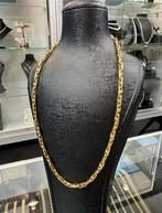 18K gouden schakelketting, Ophalen of Verzenden, Zo goed als nieuw, Goud, Goud